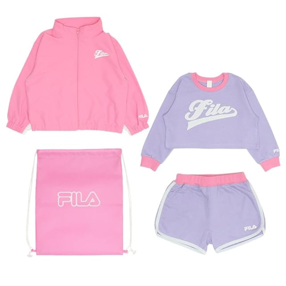 FILA カラフルジャケットとピンクパンツセット 楽天市場】BABYDOLL FILA 3点セット 0123K 【別注アイテム